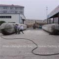 Ship launching rubber airbag